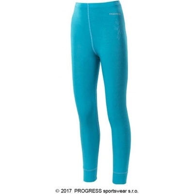 Progress E SDND dětské termo dlouhé spodky bambus tyrkysová