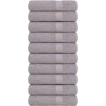 vidaXL Кърпи за ръце FROGN 10 бр. Сиви 50x100 см 360 г/м2 (136832)