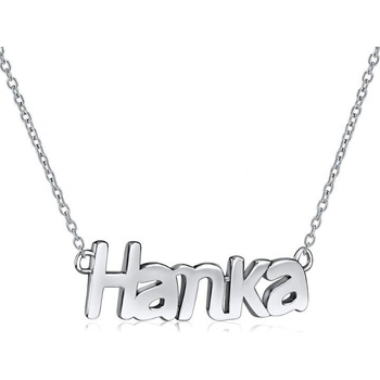 SILVEGO Strieborná retiazka s menom HANKA JJJ1861-HAN