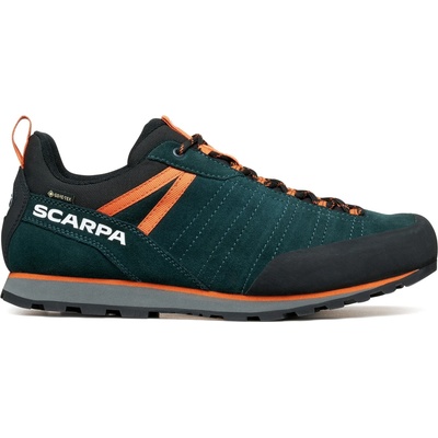 Scarpa Мъжки апроуч обувки Scarpa Crux 2 GTX Approach shoes - Petrol / Rust Orange - размер 43 (EU) (042-0506-0217)