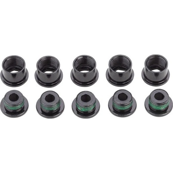 SRAM sada šroubů CHAINRING BOLT KIT 5X2 M8.5X7 / M8.5X5 černá