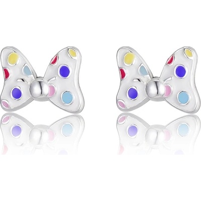Disney Půvabné stříbrné náušnice Minnie Mašlička Mini ES00107SL.CS