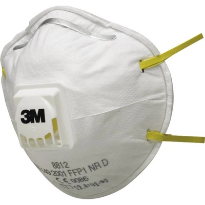3M 8812 respirátor proti jemnému prachu, s ventilom FFP1 10 ks