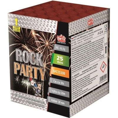 Tarra pyrotechnik Ohňostroj Rock party 25 ran