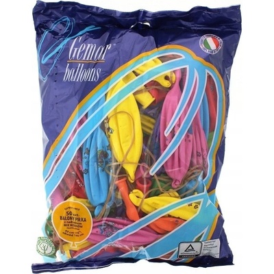 Latexový balónek GoDan multicolor s potiskem 40 palců