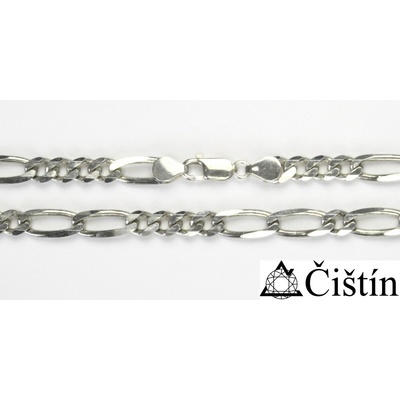 Čištín Stříbrný silný řetízek 3632