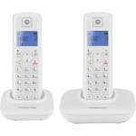 Motorola t402 безжичен телефон, dect, БЯЛ (t402) Телефонни апарати