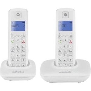Motorola t402 безжичен телефон, dect, БЯЛ (t402) Телефонни апарати