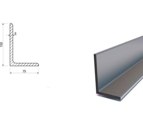 L profil 150x75x9