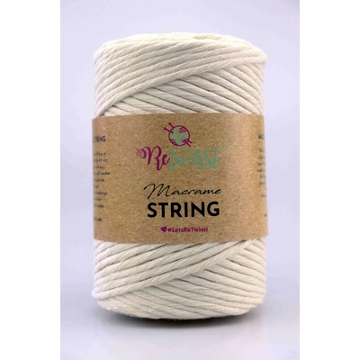 ReTwisst Macrame String 5 mm 00 přírodní