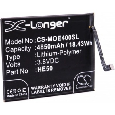 VHBW Батерия за Motorola Moto E4 Plus / XT1770 / XT1771, 4850 mAh (800116664)