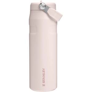 STANLEY 1913 Flip Straw Drinking Bottle with Straw 0.7L - Thermal Mug Cools for 10 Hours - Ice Cold for 3 Days - BPA Free - Leakproof - For Cup Holders - Dishwasher Safe - Rose Quartz - 10-11283-145 (10-11283
