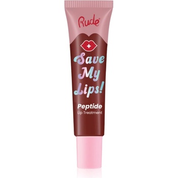 Rude Cosmetics Save My Lips подхранващ и хидратиращ балсам за устни с пептиди цвят Cherry 15ml