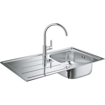GROHE Кухненски умивалник К200 с отцедник 500 x 860 mm и смесител BauEdge (31562SD0)
