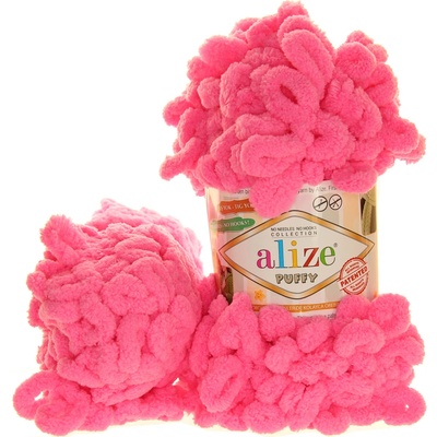 Alize Puffy neonově růžová 377