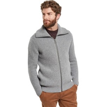 Armor Lux Heritage Ribbed Cardigan Bretaňský cardigan na zip slate grey