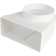 Ventishop UP-TVSP-220x90/150 pevný vertikálny prechod na kruhové potrubie 150 mm
