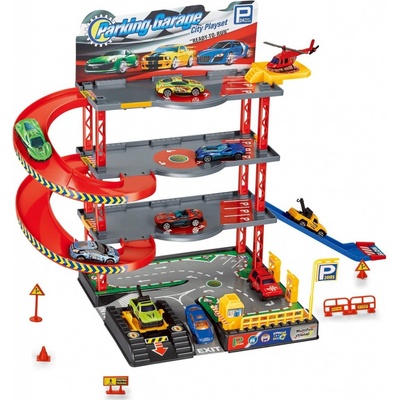 Wiky Vehicles Parkovací stanice s vrtulníkem 59x27x39 cm