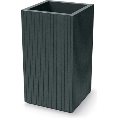 Prosperplast Kvetináč CORO SQUARE HIGH 40 cm grafit