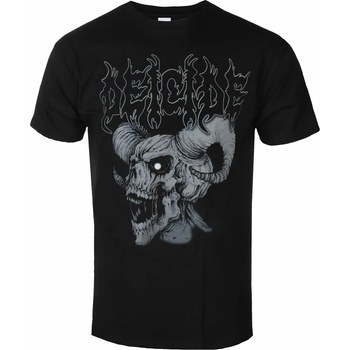 Image 1 of Plastic head мъжка тениска deicide - skull horns - ЧЕРЕН - plastic head - ph12691