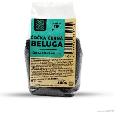 Provita šošovice cierna Beluga 400 g