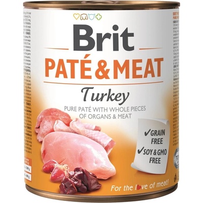 Brit Paté & Meat Turkey 6 x 800 g