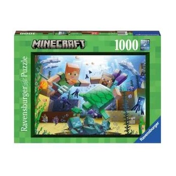 Ravensburger Пъзел Ravensburger, Мозайка на Minecraft, 1000 части, 7017187