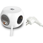 ACT 2 Plug + 3 USB 1,5 m Switch (AC2405)