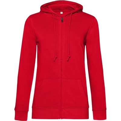 B&C Collection B&c inspire zipped hood women / Дамски суичър с качулка - червен l (01w36b00403)