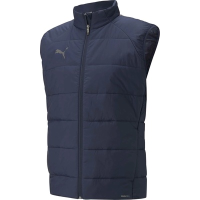 Puma TEAM LIGA VEST JACKET tmavo modrá sivá