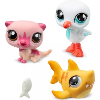 TM Toys Комплект фигурки Littlest Pet Shop - Любопитна атмосфера - 3 бр (00550-02)