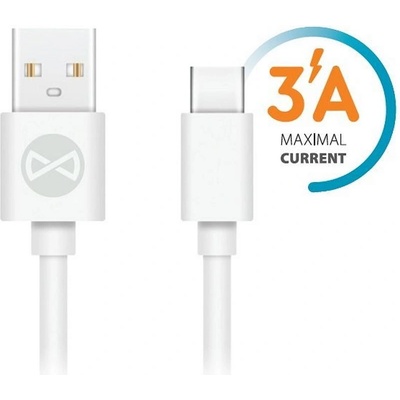 Forever Кабел данни Forever USB- USB-C 3A, 1 м