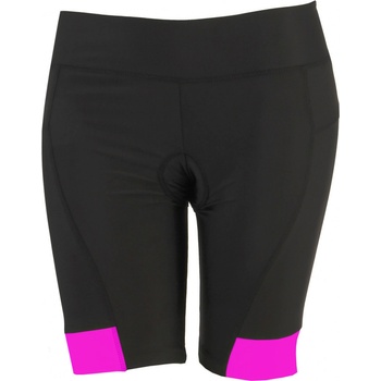 Axon Nanook Jr. detské cyklistické kraťasy čierna/ružová