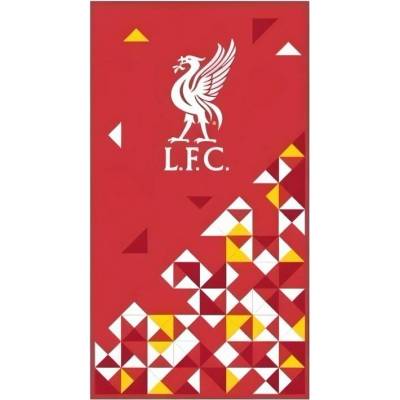 Liverpool FC osuška mikrovlákno červená mozaika 70 x 140 cm