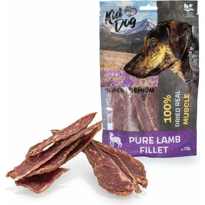 KIDDOG SUPER PREMIUM 100% jahňacie čistá svalovina bez aditív 70 g