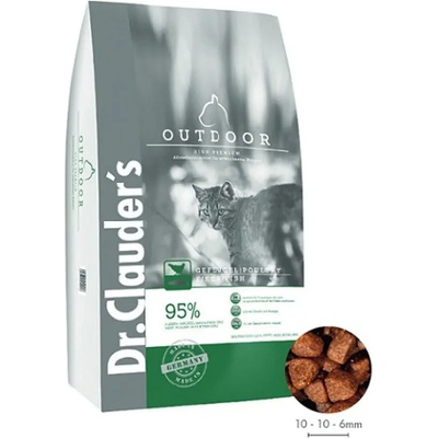 Dr.Clauder's Cat OUTDOOR суха храна за котки живеещи предимно на открито с вкус на пилешко 400 гр