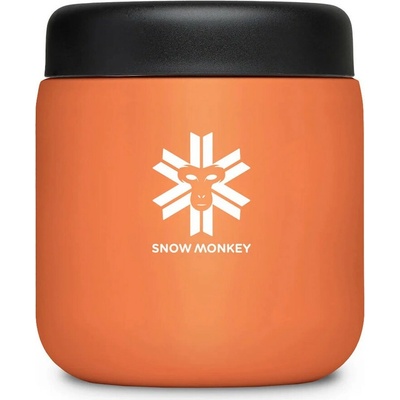 Snow Monkey termoska na jedlo Foodie Midi 480 ml oranžová