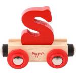 Bigjigs Rail Вагонче дървена влакова линия - Буква S (BR119)