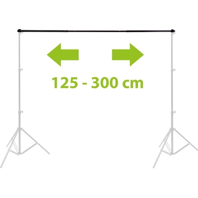 Teleskopická tyč 125-300cm na pozadie