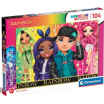 Clementoni Пъзел Clementoni от 104 части - Момичетата от Рейнбоу (20344)