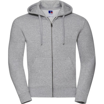 Russell mikina s kapucí 266M Authentic na zip pánská COT10266M34613 light oxfor