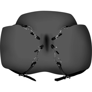 Ouch! Xtreme Labia Spreader with Clamps Black