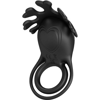 Image 1 of Pretty Love Ruben Vibration Ring 7 Functions of Vibration Black