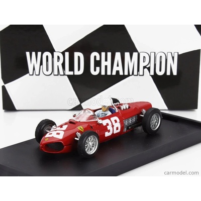 Brumm Ferrari F1 156 N 38 World Champion 3rd Monaco Gp 1961 Phil Hill With Driver Figure Red 1:43