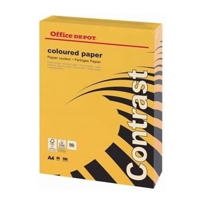 Farebný papier Office Depot Contrast orgovánová A4 80 g