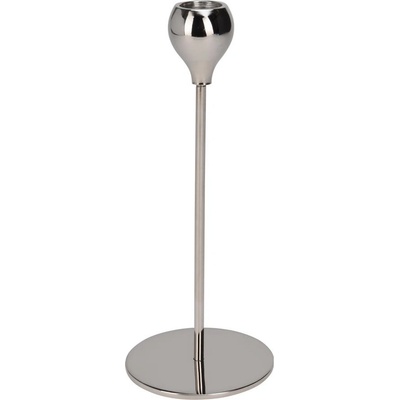 SVIETNIK na kónic svieč 22cm striebr.//A98810530
