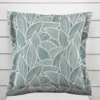 Biante s lemom Leona LN-166 Biele listy na modrozelenom 30 x 50 cm