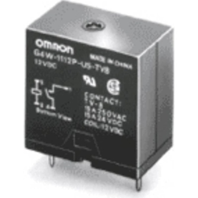 Omron, G4W-1112P-US-TV8-DC12 napájecí relé, 250 V/AC, 125 V/DC, 1 ks