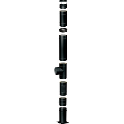 E-Trade Permablack ø150 30/0,5mm teleskop Basic 3,5m 1075