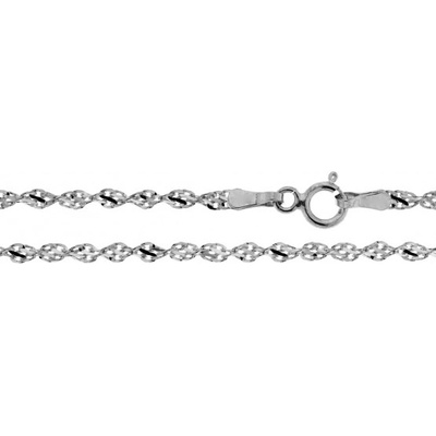 Luxur Stylový řetízek Milo typ twist v bílém zlatě 585-36-4-0018.1B00.0.17.000.31